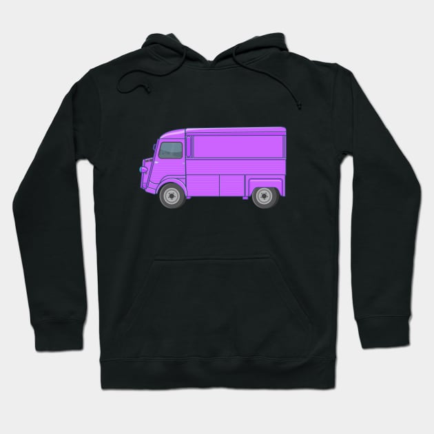 Citroen H Van, Type H, H-Type or HY Illustration Hoodie by Boogosh